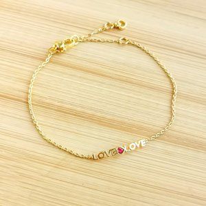 Kate Spade love you mom Gold Bracelet 🎉